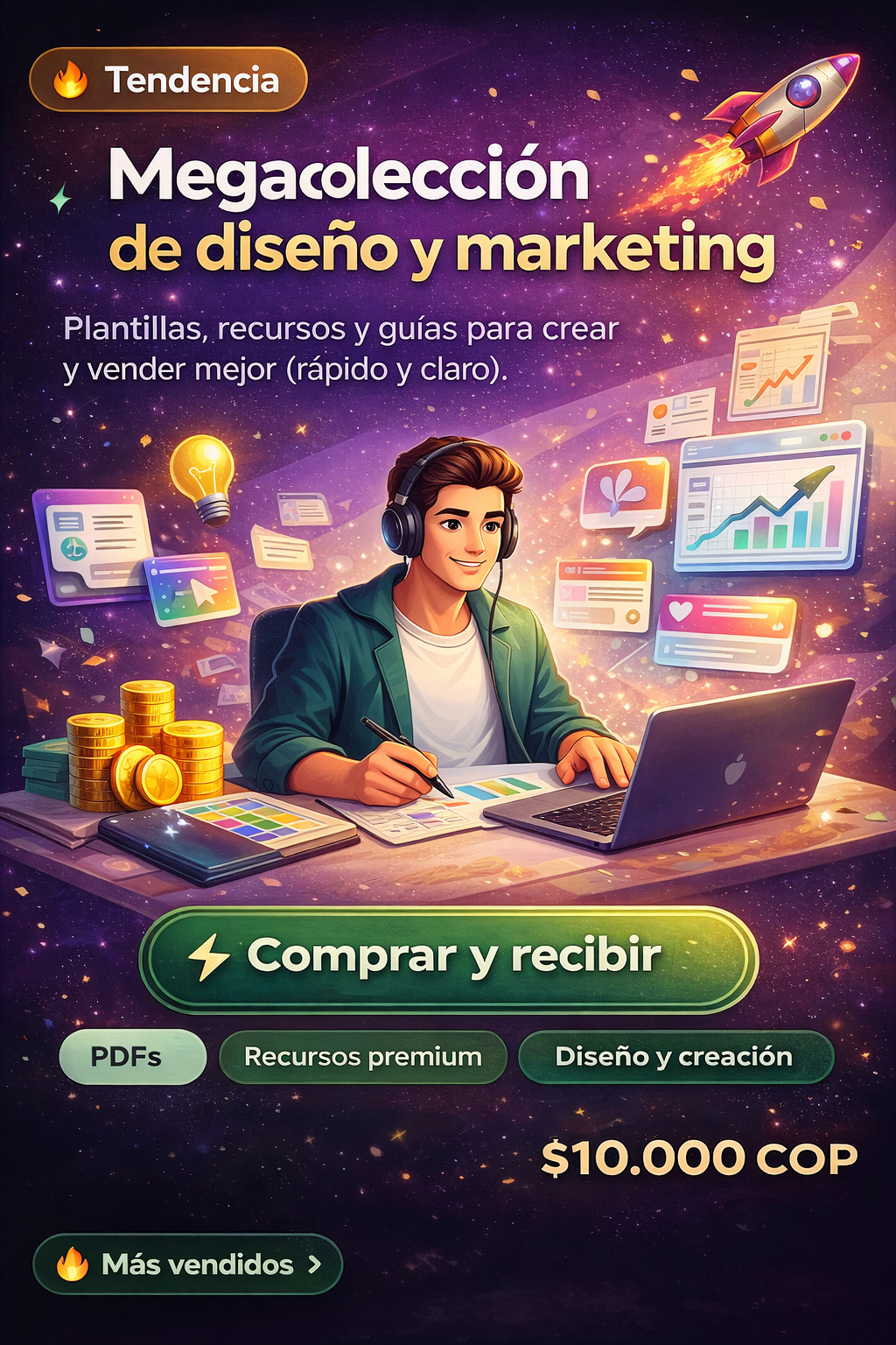 Mega colección diseño & marketing